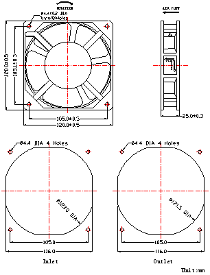 AC cooling fan, special cooling fan for LED display, special cooling fan for oxygen generator