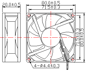 DC8020 cooling fan, ultra-quiet cooling fan, special cooling fan for oxygen generator