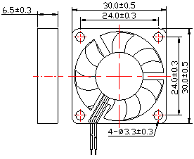 DC3006 Axial Fan, 3D Printer Special Cooling Fan, Printer Cooling Fan